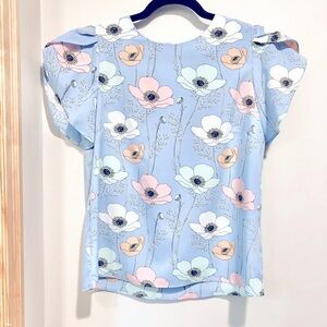 NWOT Floral Molly Bracken Blouse Size XS